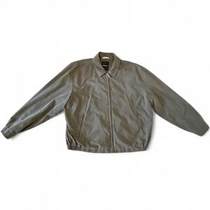 London Fog Mens Classic‎ Full Zip Jacket XL Lt. Brown 4-Outside/2-Inside Pockets